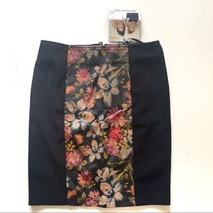 MINKPINK Faux Leather Floral Mini Skirt! NEW